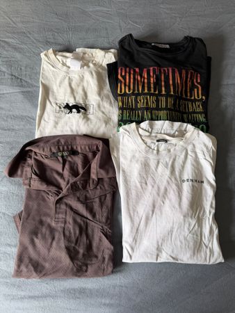 Herren T-Shirts und Polo Shirt Set vier Stück Grösse M-L