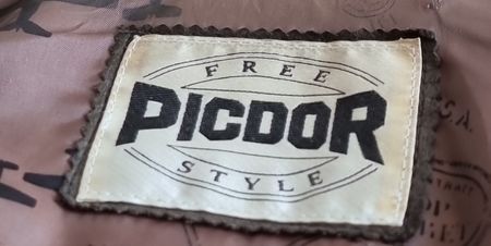 Trendige VRET Picdor Jacke im Camouflage-Stil,