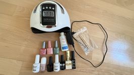 UV LED Lampe SUN X11 Pro mit 9 Gelen und Zubehoer