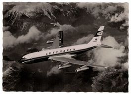 Lufthansa Boeing 720 B Jet, gelaufen 1967