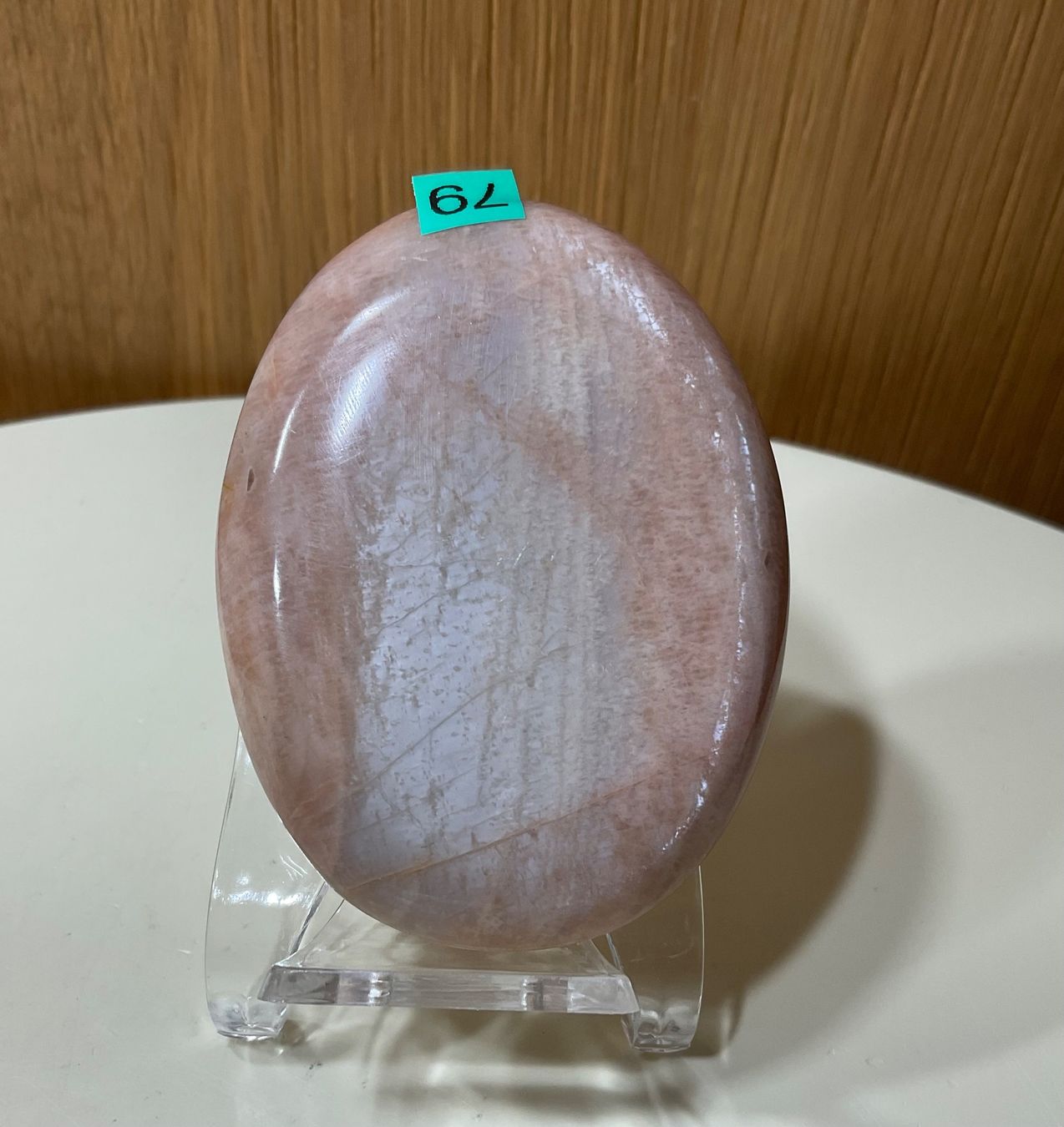Minerali & Pietre curative: Wunderschönen Mondstein Free Form Handschmeichler – Nuovo (secondo la descrizione) da Gibswil venduto da BestePreis 5