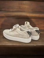 Walder 1874 Beige Plateau Sneakers, Size 40
