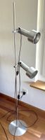 wunderschöne Design Standleuchte Stralux? silber 1970s 150cm