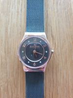 Skagen Damenuhr schwarz/roségold
