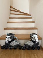 Inliner Rollschuhe grau schwarz Grösse 40 neuwertig