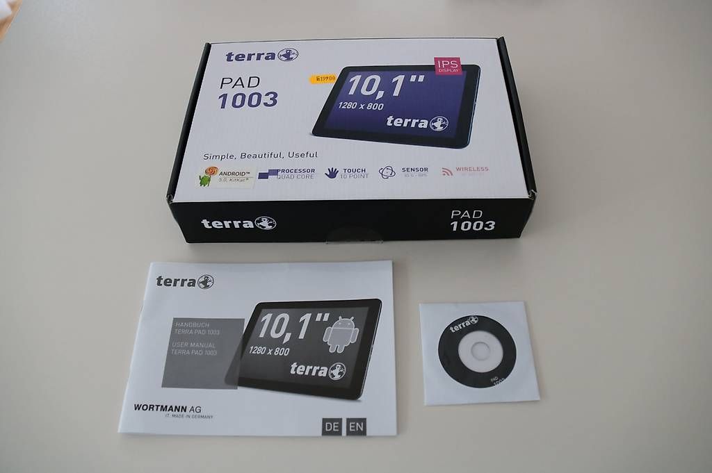 Tablet PC: Tablet Pad 1003 Terra schwarz – Usato da Escholzmatt venduto da sus_9vvb 2