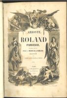 Arioste - Roland furieux - Trad. Philipon de la Madelaine