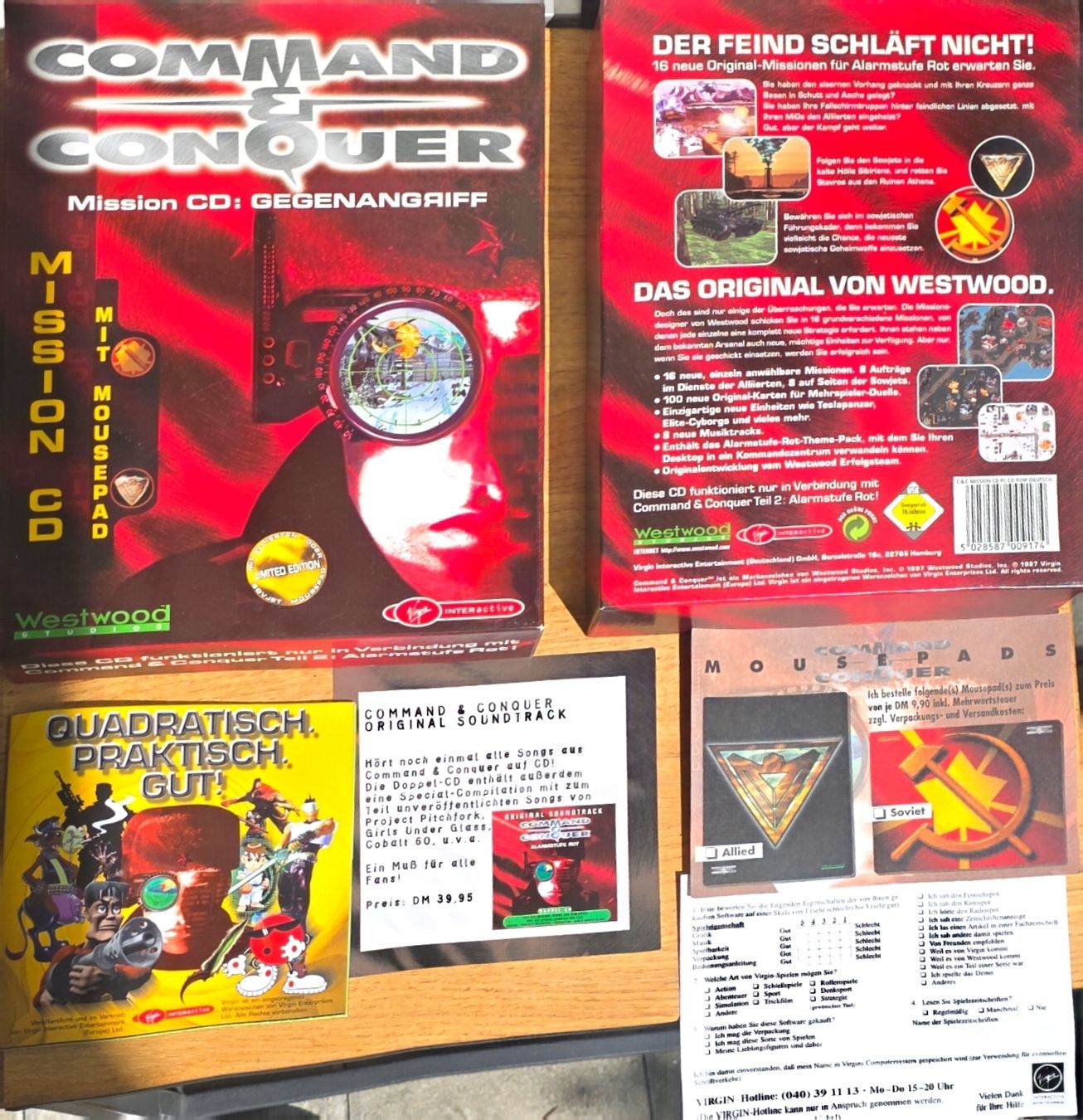 Giochi: Command & Conquer Mission Gegenangriff OHNE Mousepad/CD – Usato da Biel/Bienne venduto da Patrick2026