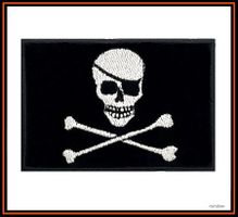 Aufnäher *Pirate Skull & Bones* - Nr. 2437