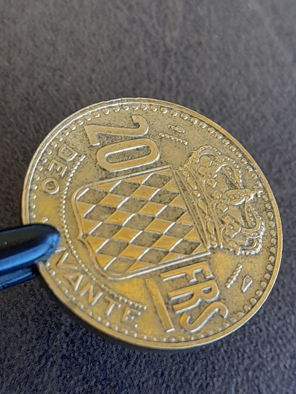 Toutes les monnaies: Monaco 20 Francs 1951 Rainier III – D'occasion à Basel par Basel_20 3