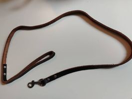 Braune Hundeleine (Kunstleder)