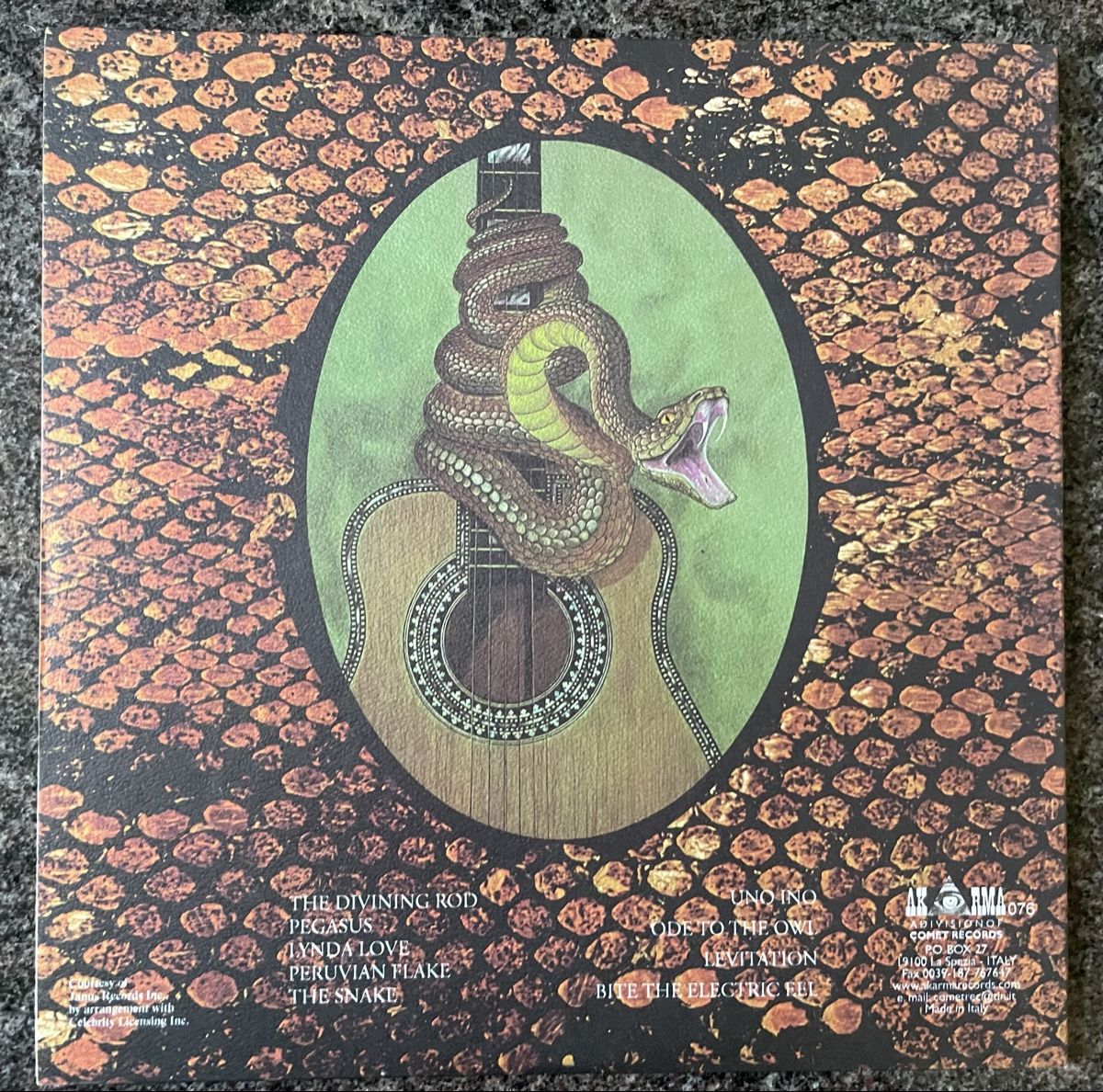 Dischi in vinile: Harvey Mandel - AKARMA - Vinyl LP - The snake – Usato da Olten venduto da Bluespapst 1