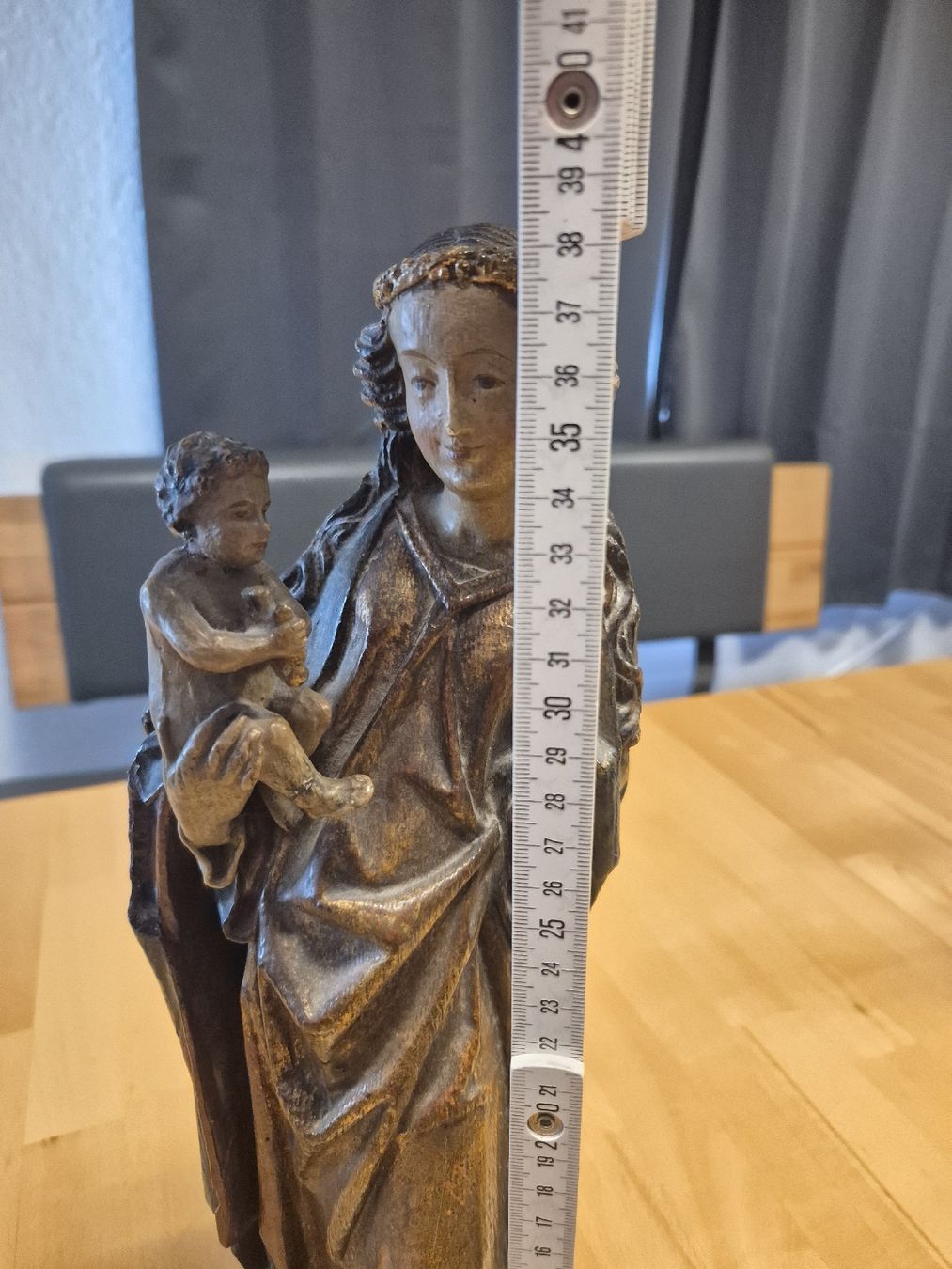Statuette: antike Muttergottes Statue – Usato da Vilters venduto da Fleiflomi 6