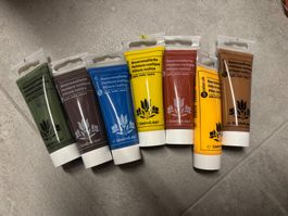 DIY Lot de 7 tubes de peinture rustique neuf