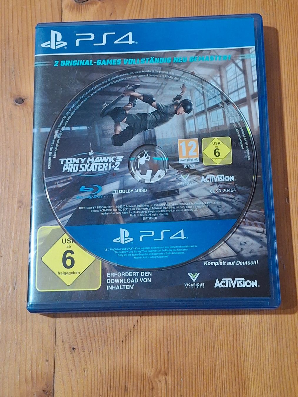 Giochi: PS Spiel Tony Hawk's Pro Skater 1+2 – Usato da Brugg AG venduto da lpeters77 1