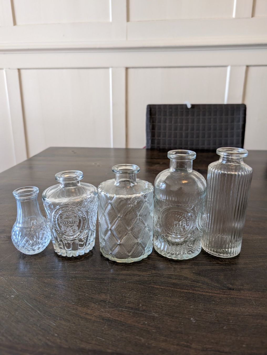 Vasen & Gefässe: Deko Vasen Glas Vintage Style, 5er Set – Neu (gemäss Beschreibung) aus Sursee von Sen.Lu
