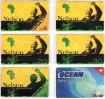 Nelson / OCEAN - 6 seltene schweizer Prepaid Telefonkarten