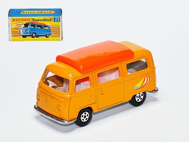 Matchbox Lesney Superfast No.23 VW CAMPER / ORIGINALBOX | Kaufen Auf ...