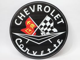 Blechschild Chevrolet Corvette