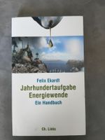 Buch Jahrhundertaufgabe Energiewende Felix Ekardt neu