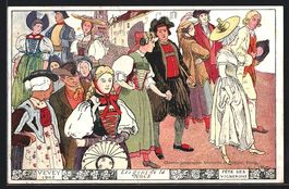 Vevey, Fete des Vignerons 1905, Les gens