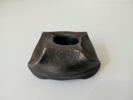 Schmiedeeisen Kerzenhalter Knubbel Gestaltetes Metall