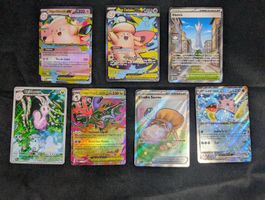 Pack Pokémon 7x Ultra Rares MINT (Secrètes & ex) - NEUF