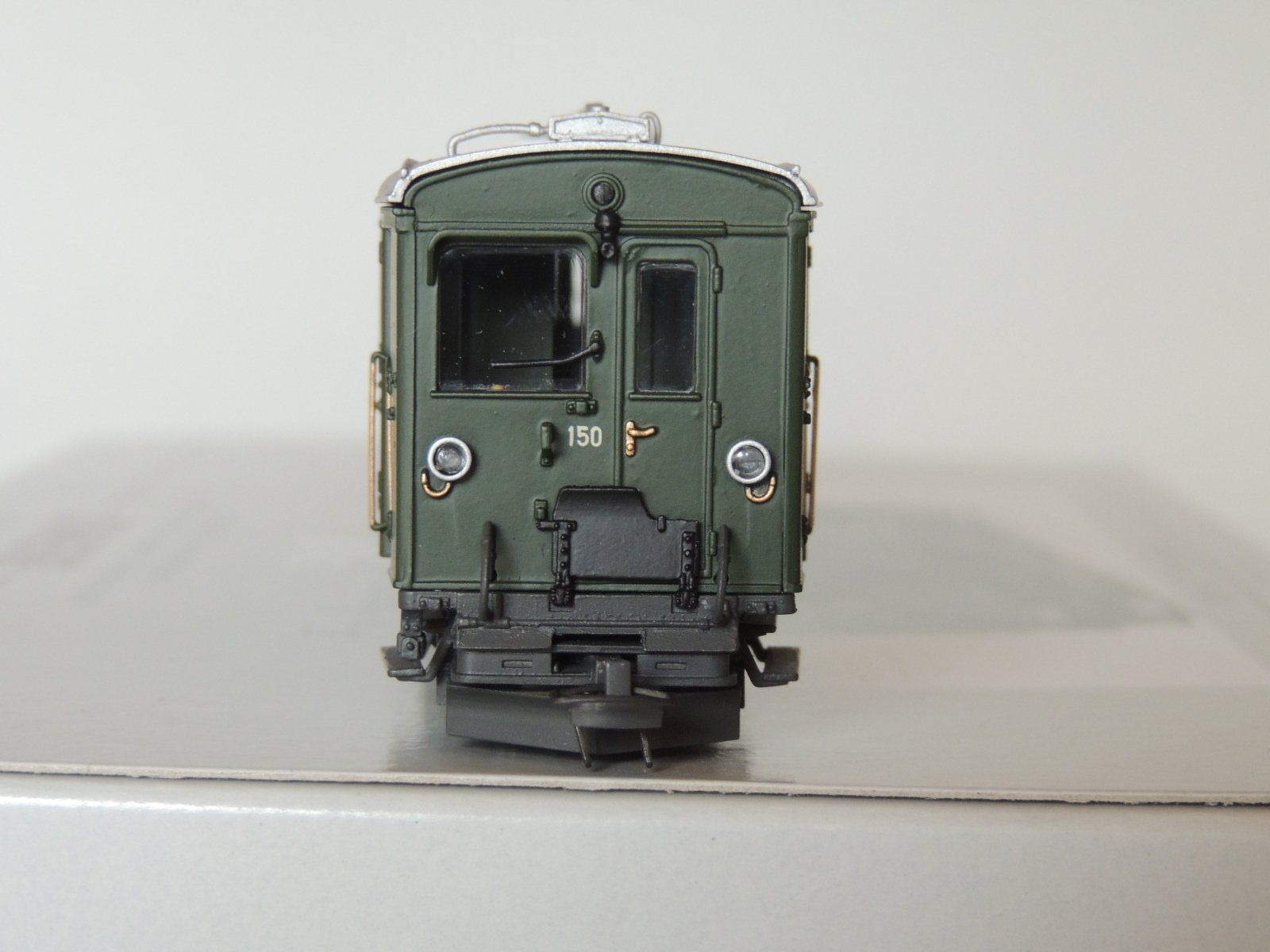 Bemo Modellini di ferrovie: BEMO RhB Benzintriebwagen BFm 2/2 150 – Nuovo e nell'imballaggio originale da Igis venduto da Lazio16 2