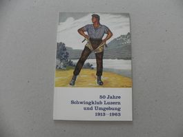 Buch Schwingfest Schwingen Sport Schwingklub Luzern 1963