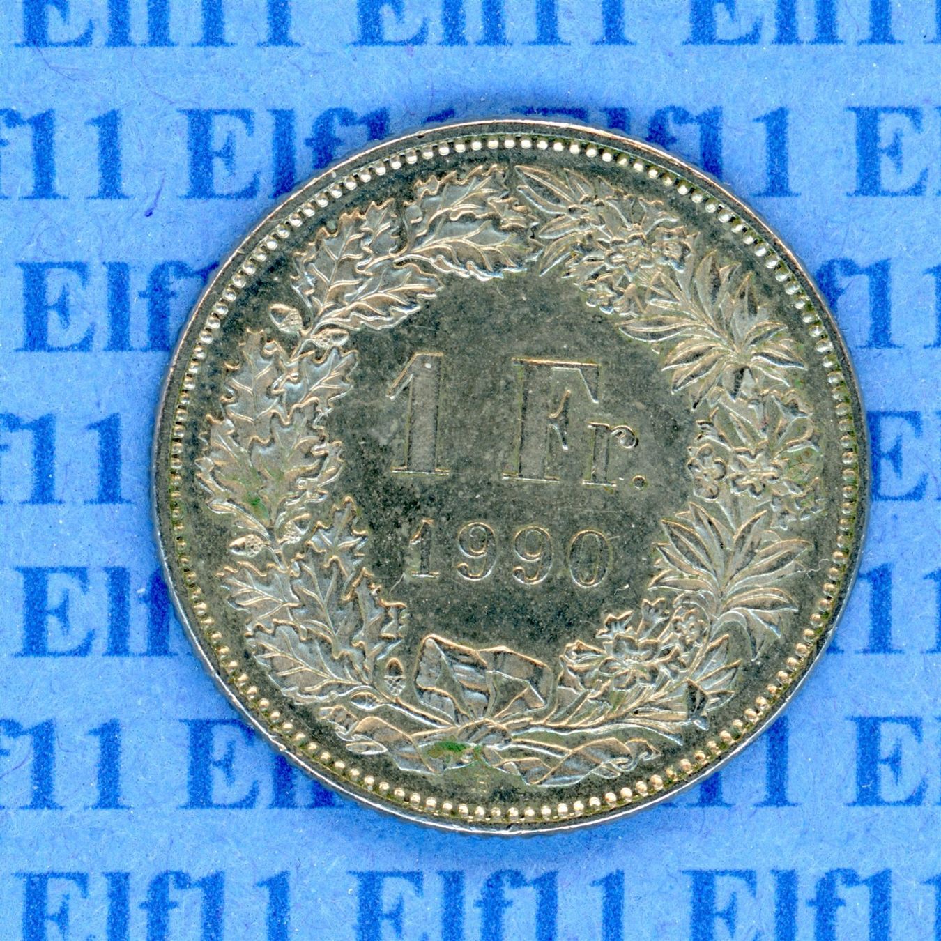 Tutti le monete: CHF___1.00 1990 -unz 1 Franken – Usato da Widnau venduto da Elf11