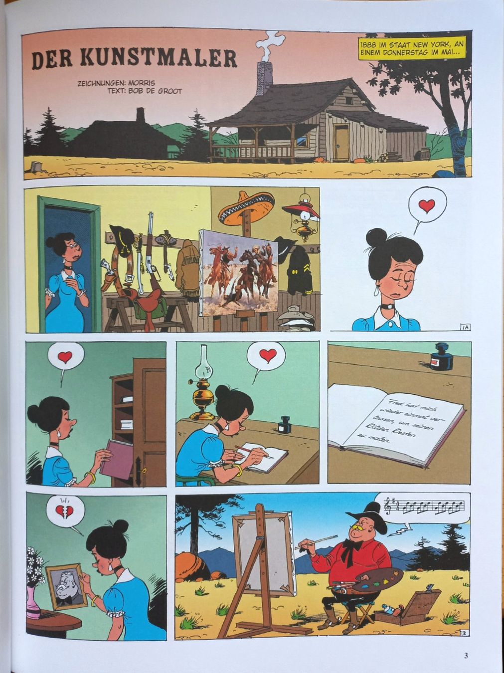 Fumetti: Comic - Lucky Luke 75 - Der Kunstmaler – Nuovo (secondo la descrizione) da Niederuzwil venduto da lubimaja 2