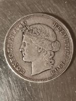 uralte 5 Franken silber münze von 1904 sehr rar