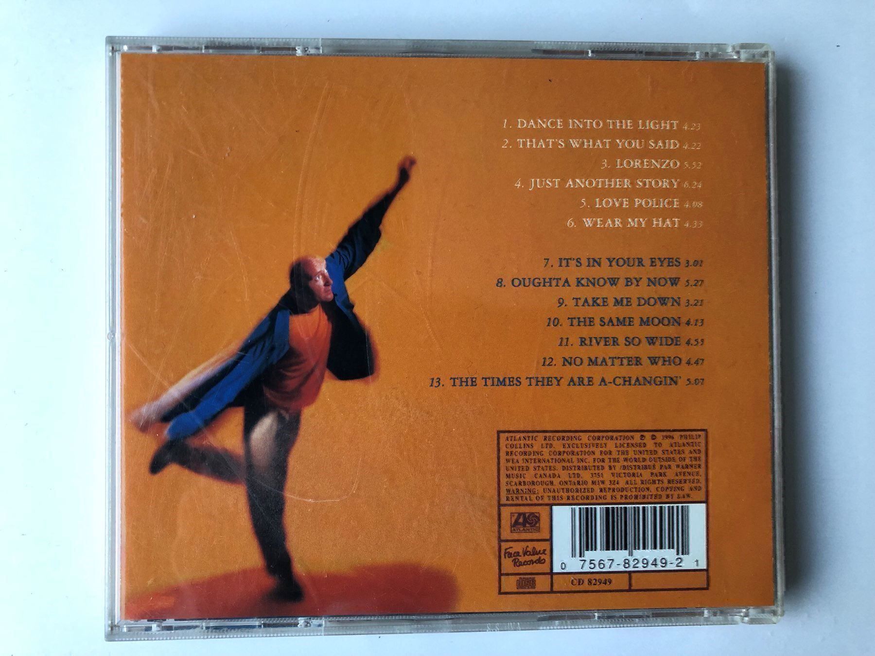 CD: Phil Collins CD - Dance Into The Light – Usato da Oberried Brienz venduto da Chyara 1