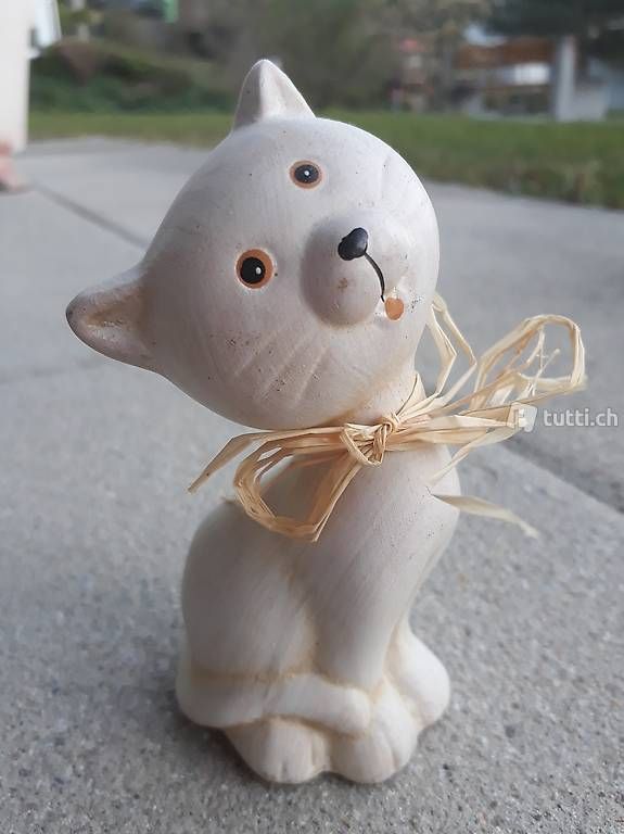 Statuette: Deko-Katze / Büsi – Nuovo (secondo la descrizione) da Urdorf venduto da Jeani_