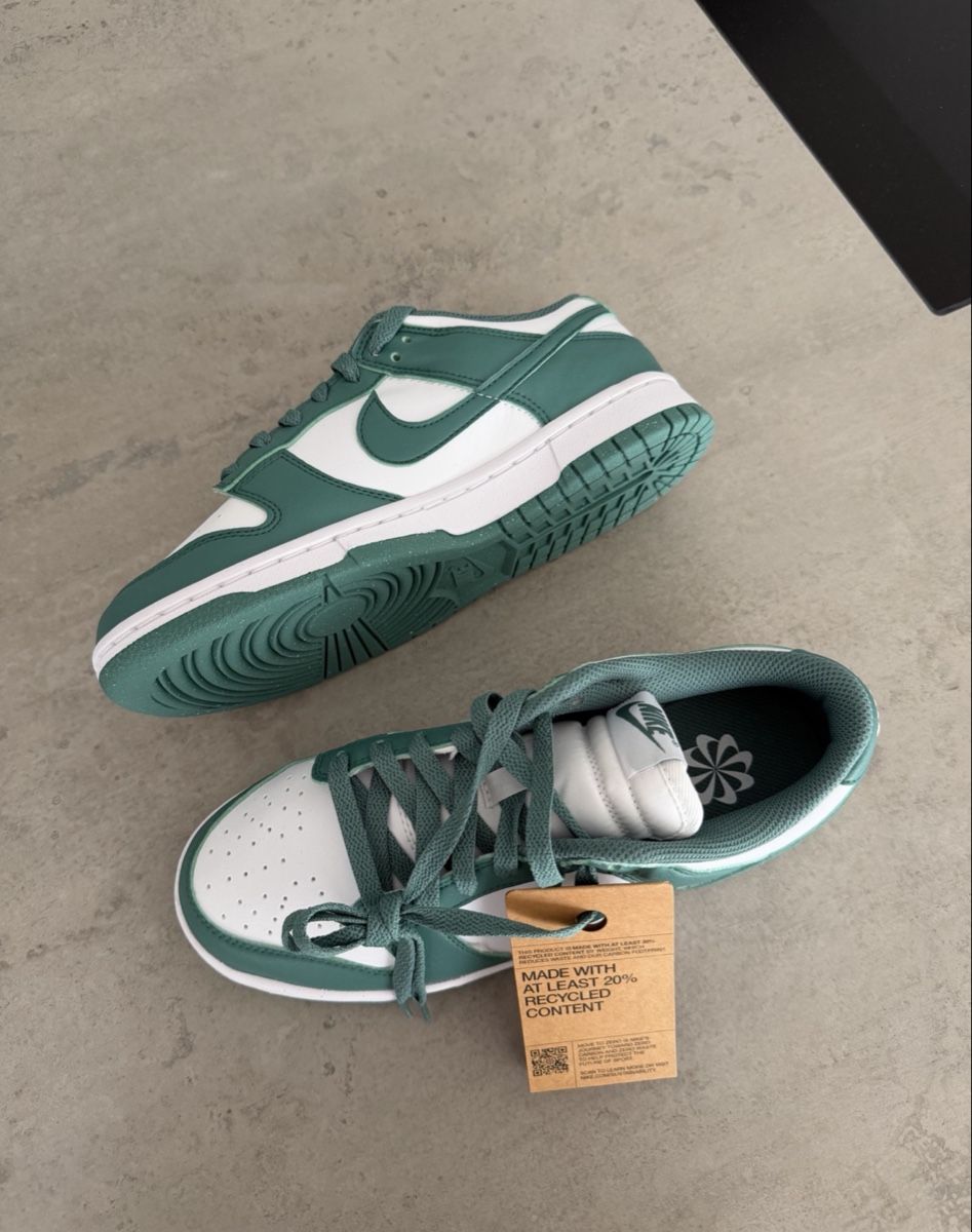 Nike Scarpe da donna: Nike Dunk Low - Green White – Usato da Untersiggenthal venduto da celinexfe 1