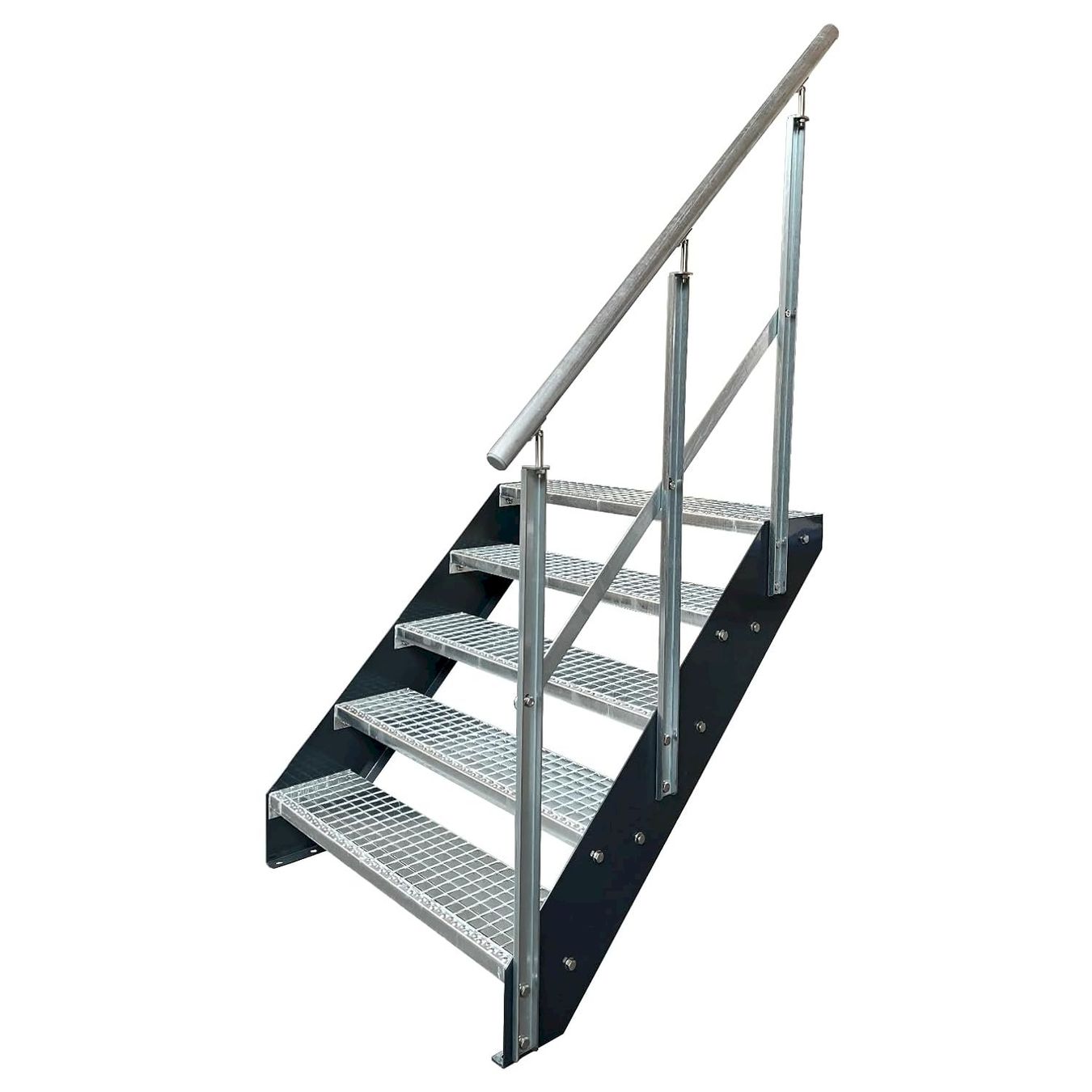 Sonstiges: Stahltreppe 5Stufen+Geländer 100x95cm – Neu und originalverpackt aus Bottighofen von zaap