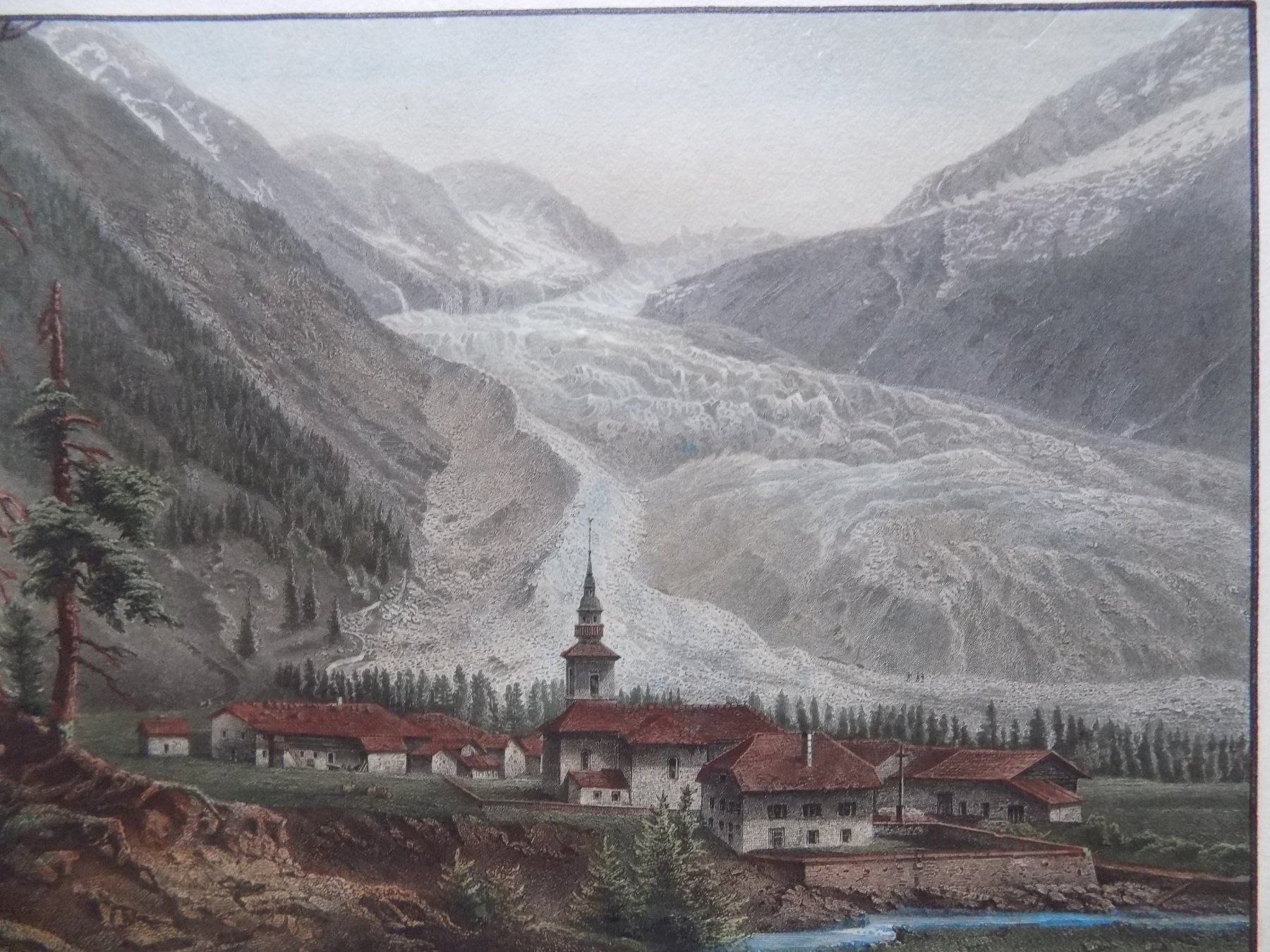 Stiche: Glacier d'Argentière – Gebraucht aus Risch von Antikfee 2