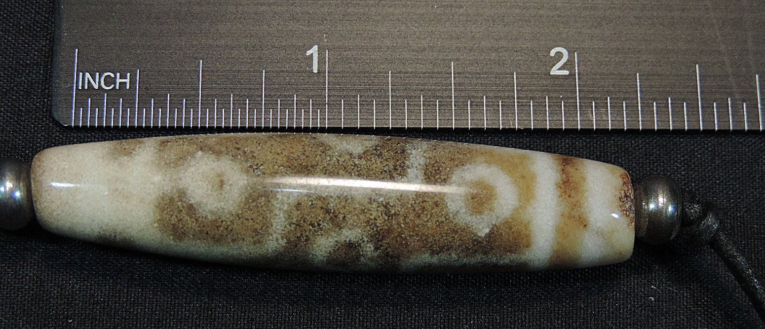 Anhänger: Dzi-Perlen Halskette, Achat Schmuck Stein – Gebraucht aus Duggingen von roterbambus 5