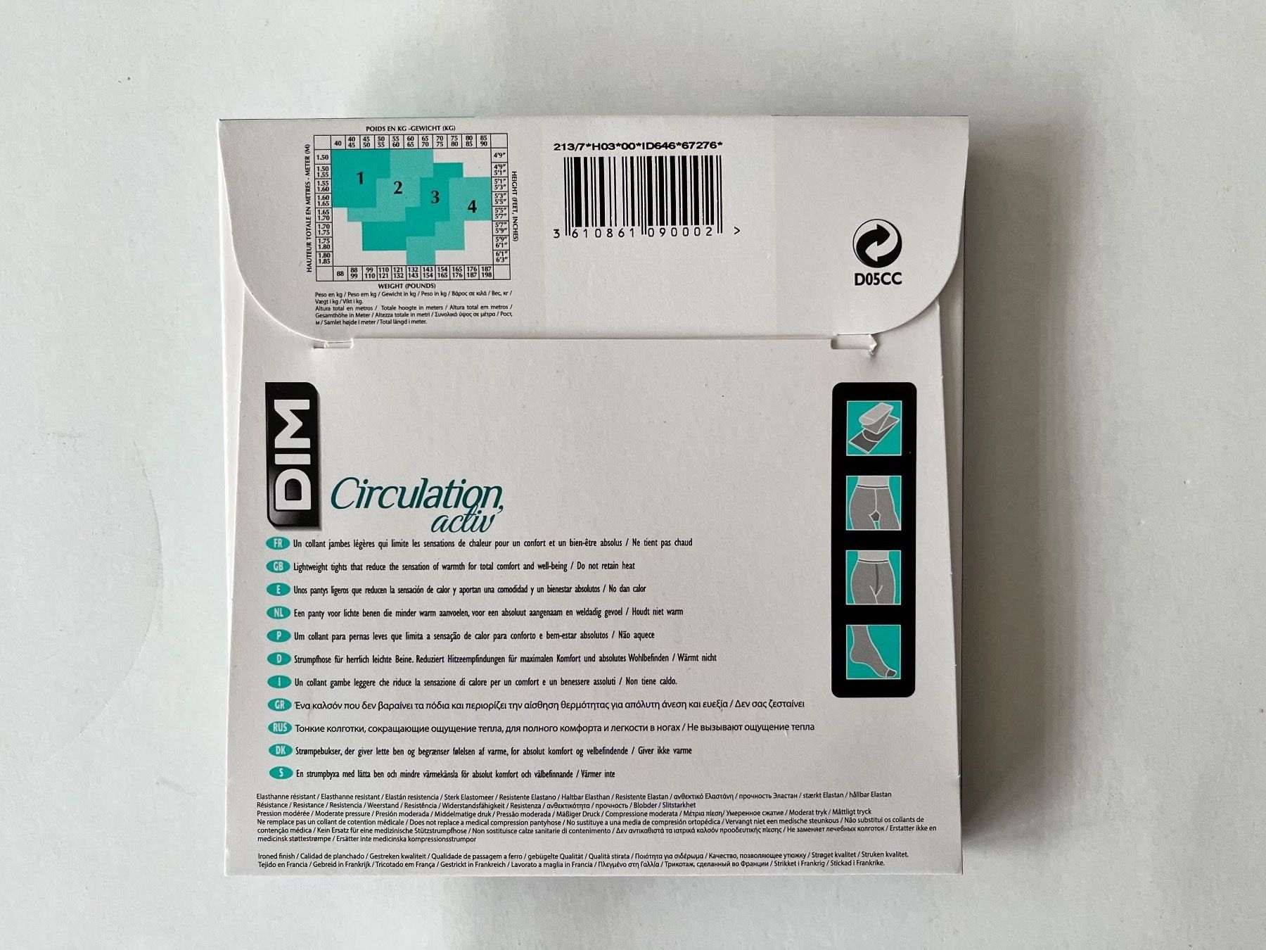 Dim Calze & Collant: Strumpfhose Circulation activ,  DIM, Gr. 2 (M),  Farbe Jour – Nuovo e nell'imballaggio originale da Rudolfstetten venduto da gst_g7xl 2