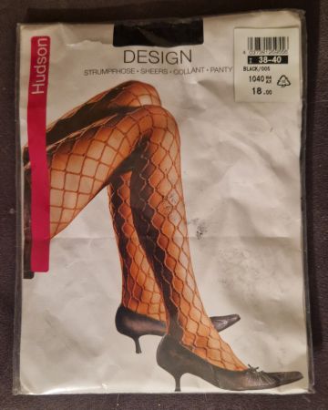 Hudson Netzstrumpfhose Schwarz Gr. M - Neu & Original!