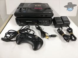 Sega Mega Drive + Mega CD + Game / JAPAN