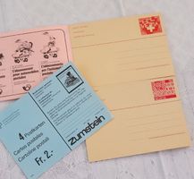 🇨🇭 Vintage Postkarten PTT 80er Jahre (1 Set komplett)