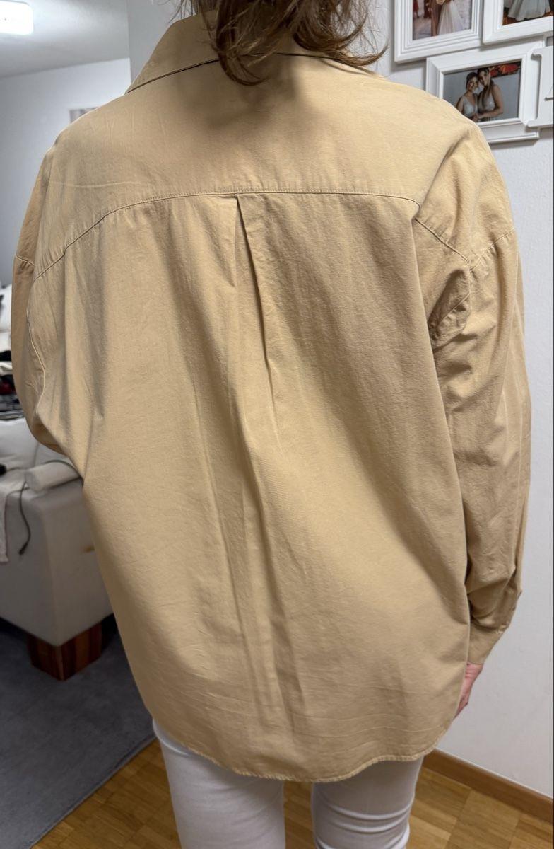 Zara Blusen: Chemisier Zara beige oversize, taille M – Neu (gemäss Beschreibung) aus Les Avanchets von NR07 2