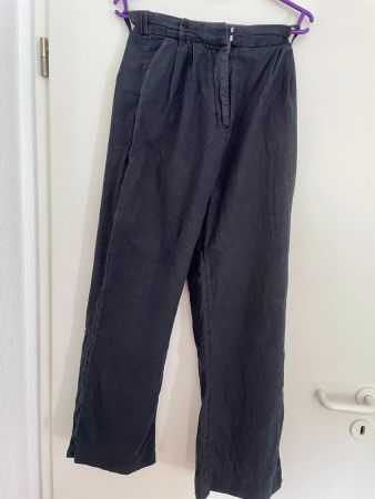 Pantalon en lin Abercrombie & Fitch