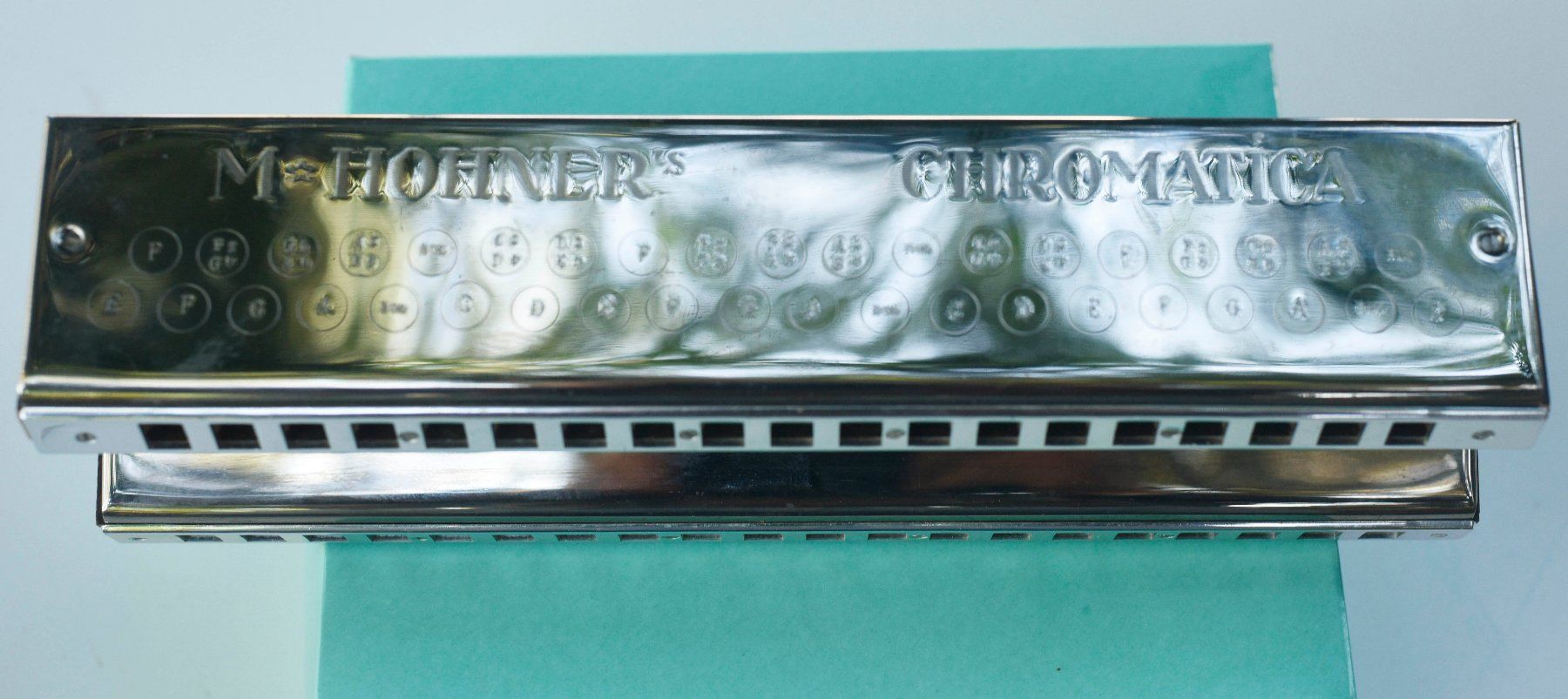 Hohner Strumenti musicali: HOHNER einmalige Bass-Mundharmonica "CHROMATICA" – Usato da Wilen b. Wollerau venduto da tommton 2