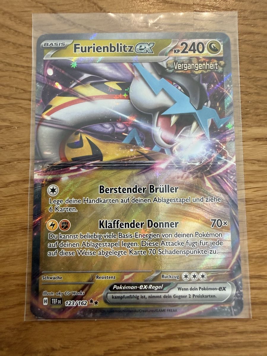 Pokémon Cartes à collectionner: Furienblitz EX 123/162 – D'occasion à Amriswil par sim_nlb6