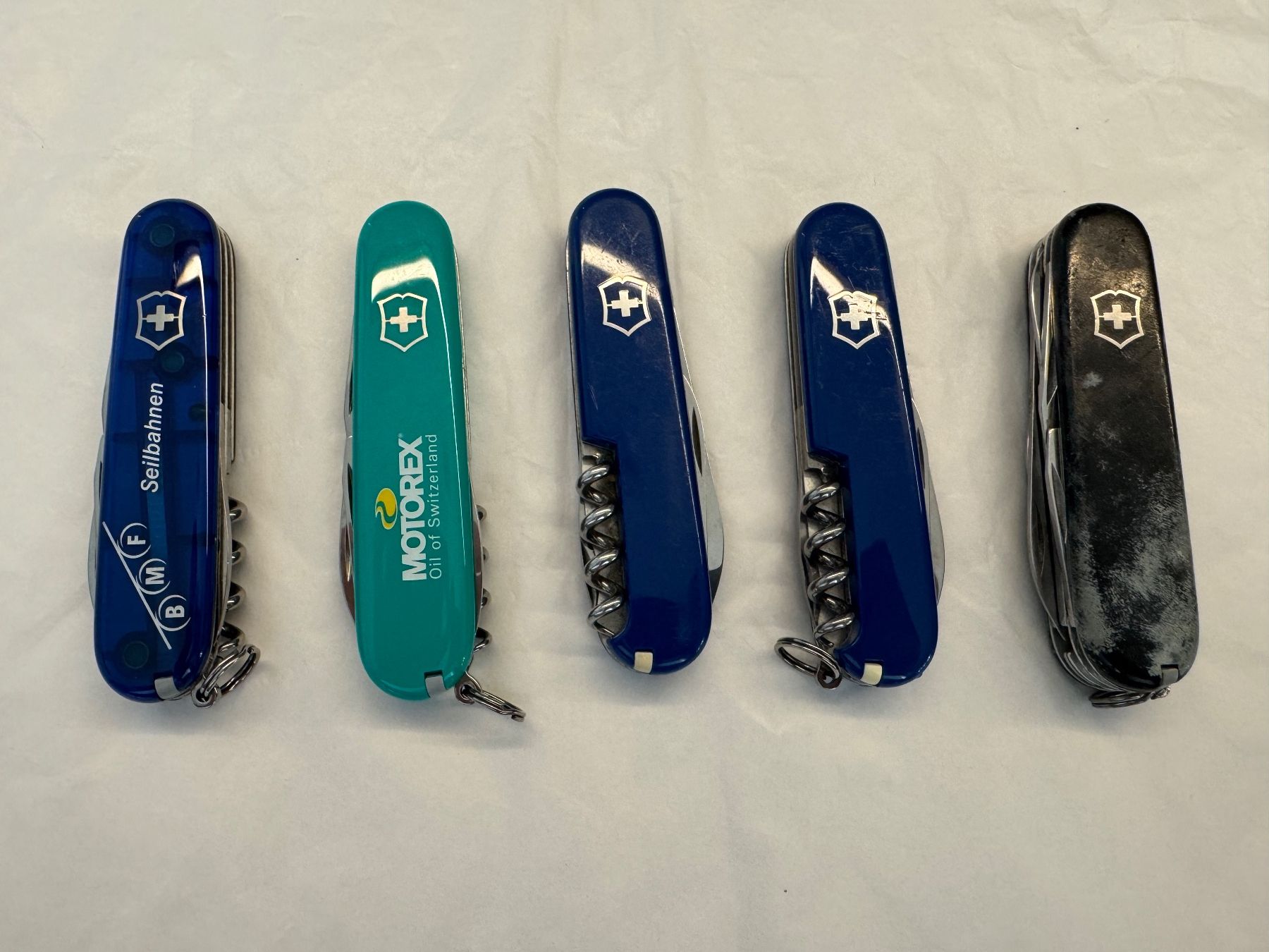 Victorinox Coltelli tascabile: 5 Victorinox Taschenmesser – Usato da Kestenholz venduto da Sackmesser67
