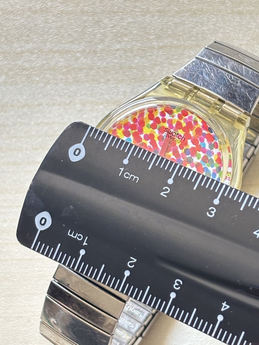 Swatch Orologi: Swatch Uhr bunte Punkte – Usato da Grenchen venduto da chththl 2