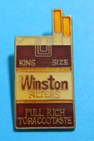Alter Kult Pin * Winston Filters Zigaretten * 80er Jahre