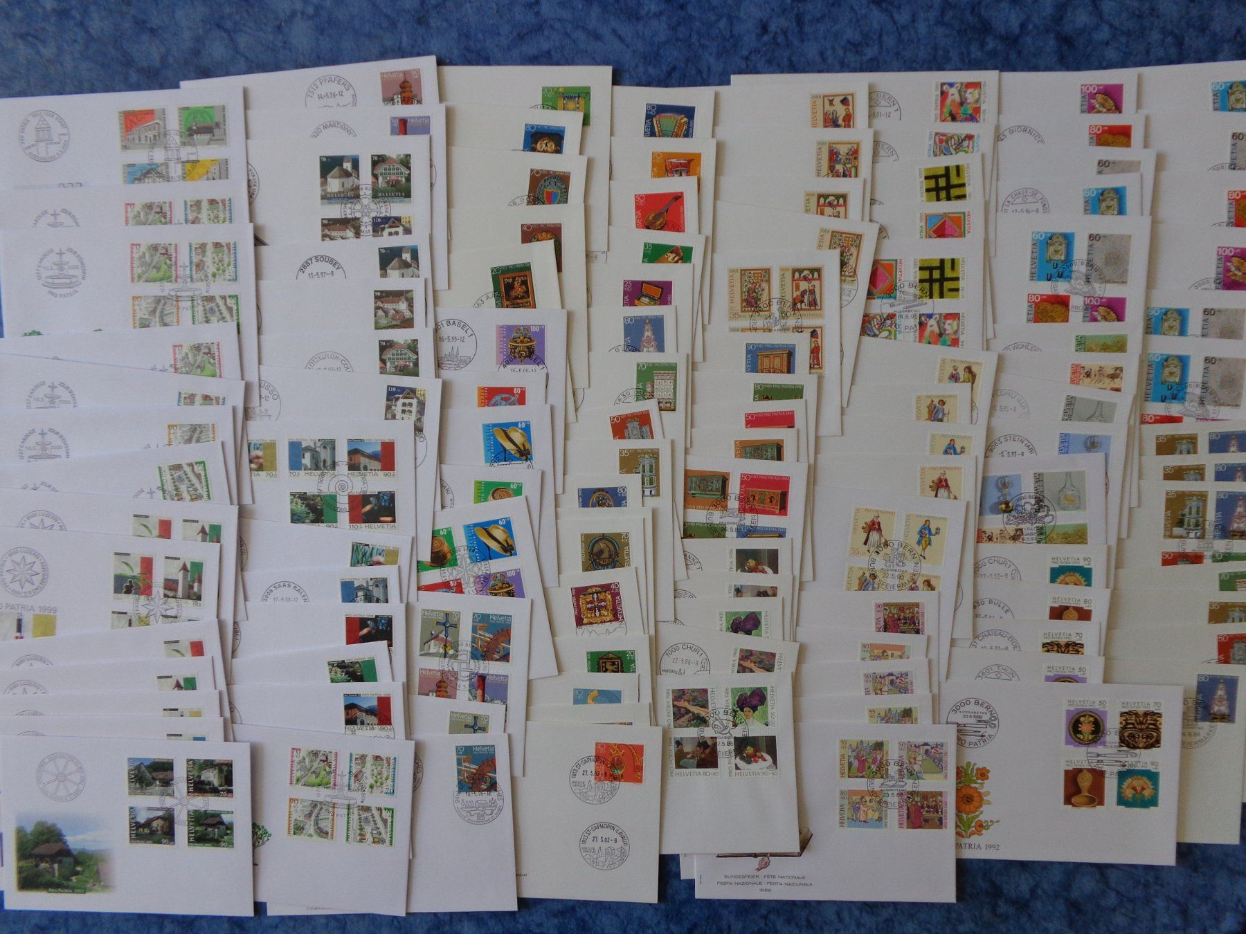 Tutti i francobolli: RIESIGER NACHLASS SCHWEIZ  ca 1200 FDC    nur ab 1.- – Usato da La Chaux-de-Fonds venduto da luckyblondo10 8